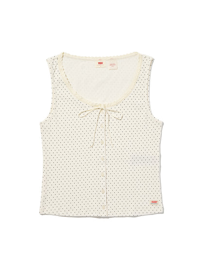 DRY GOODS ポインテールレース タンクトップ