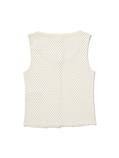 DRY GOODS ポインテールレース タンクトップ