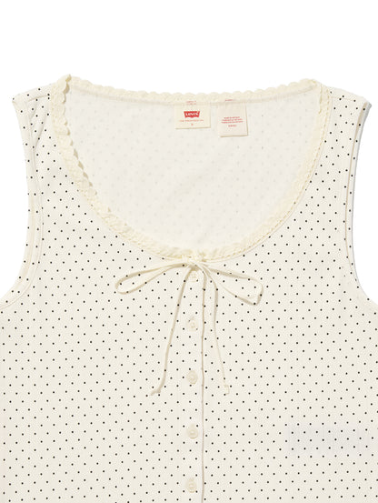 DRY GOODS ポインテールレース タンクトップ