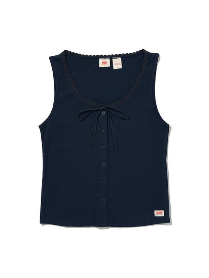 DRY GOODS ポインテールレース タンクトップ