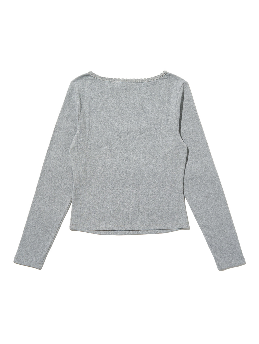 DRY GOODS ポインテールレース ロングスリーブ Tシャツ