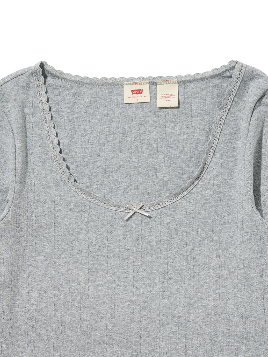 DRY GOODS ポインテールレース ロングスリーブ Tシャツ