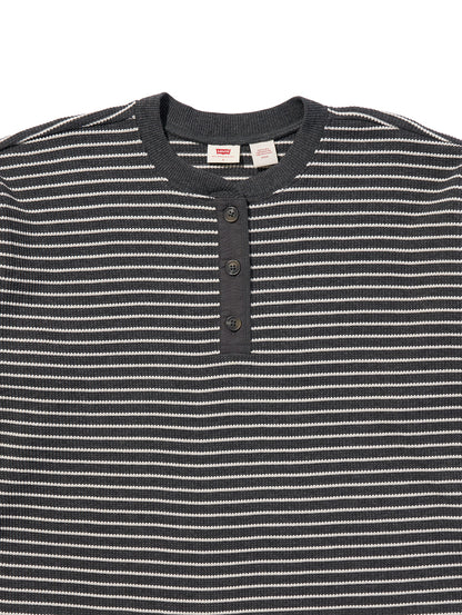 DRY GOODS リラックス ロングスリーブ ヘンリーTシャツ