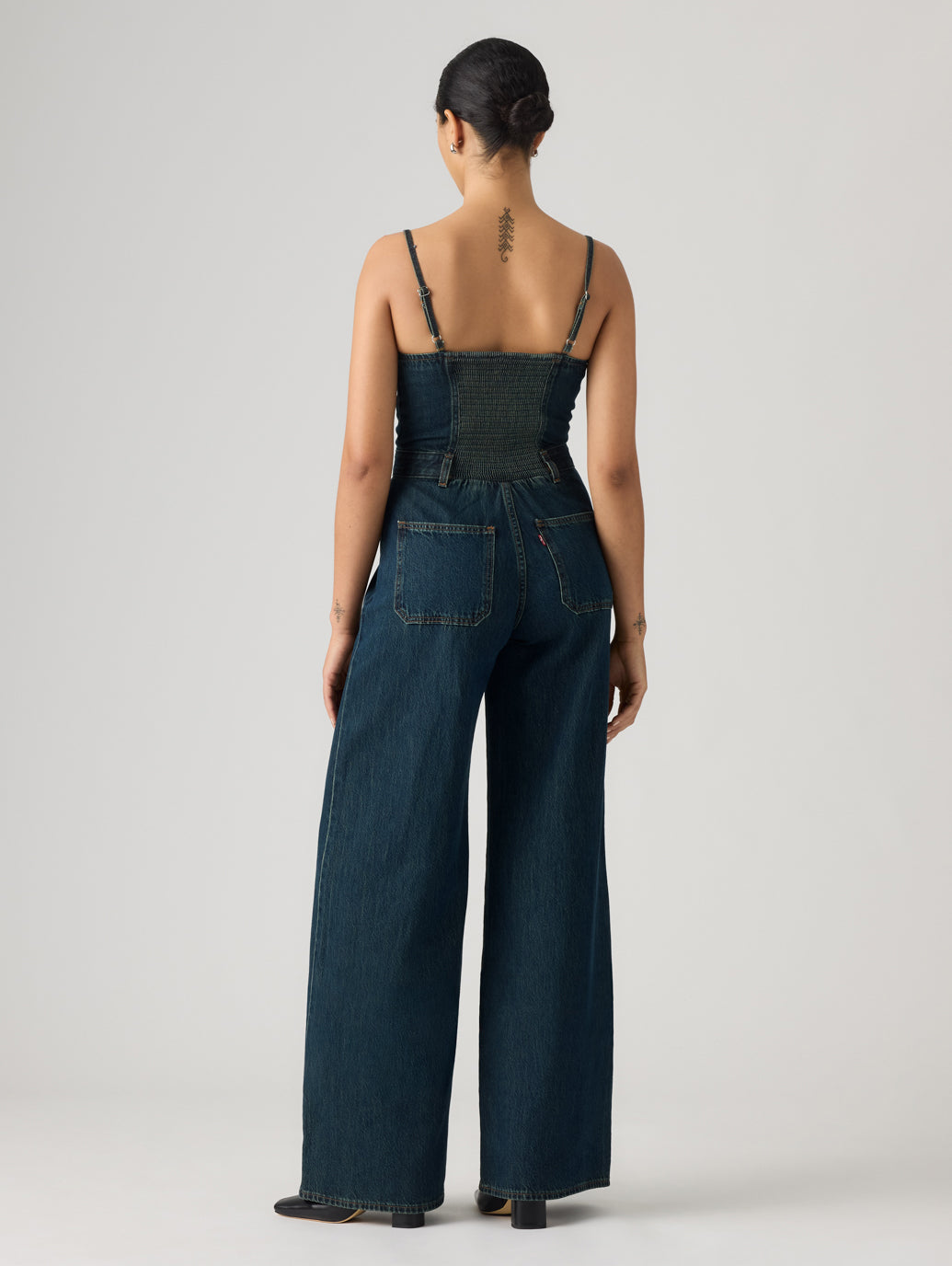 SEAMED JUMPSUIT CASH OUT STONE