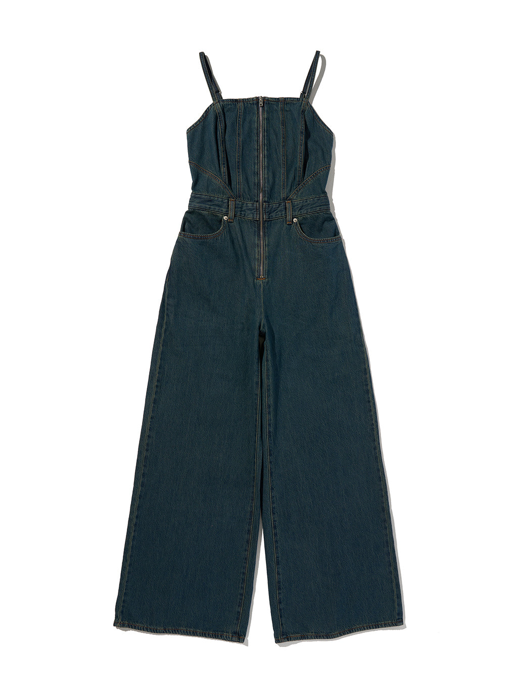 SEAMED JUMPSUIT CASH OUT STONE