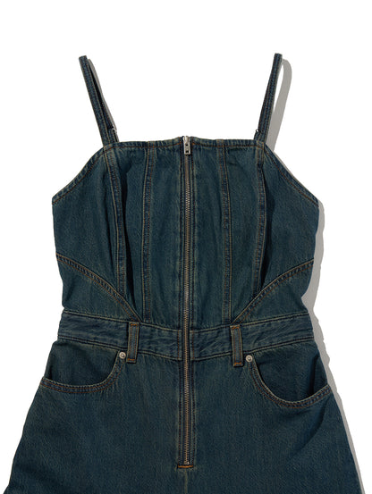 SEAMED JUMPSUIT CASH OUT STONE