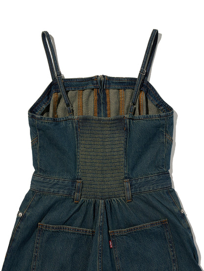 SEAMED JUMPSUIT CASH OUT STONE