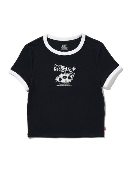 グラフィック エッセンシャル ベビーリンガーTシャツ