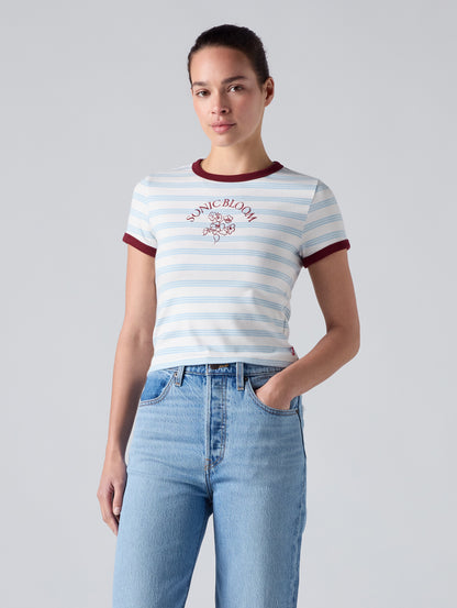 グラフィック エッセンシャル ベビーリンガーTシャツ