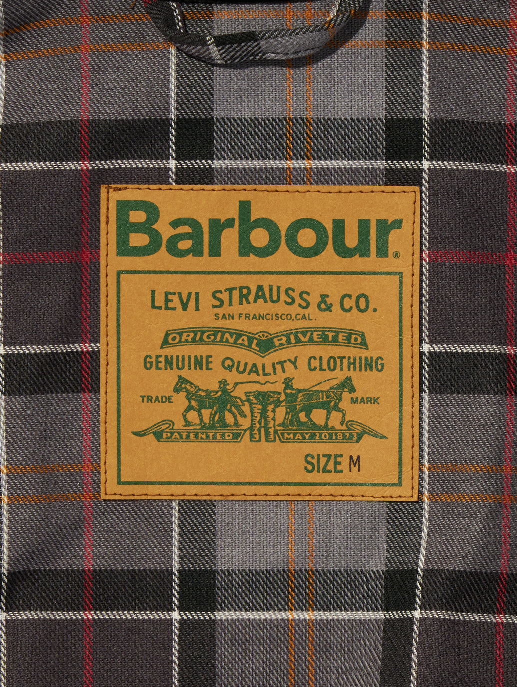 LEVI'S®XBARBOUR OVERSIZED BEDALE WAXED JACKET