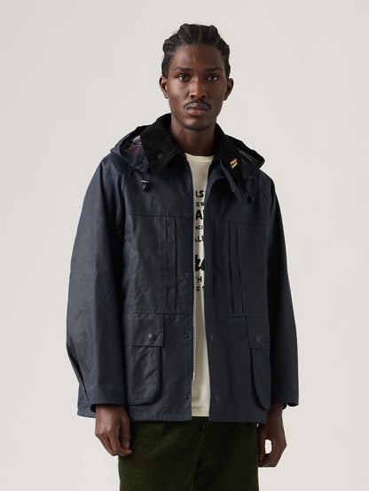 LEVI'S®XBARBOUR OVERSIZED BEDALE WAXED JACKET