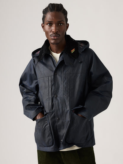 LEVI'S®XBARBOUR OVERSIZED BEDALE WAXED JACKET