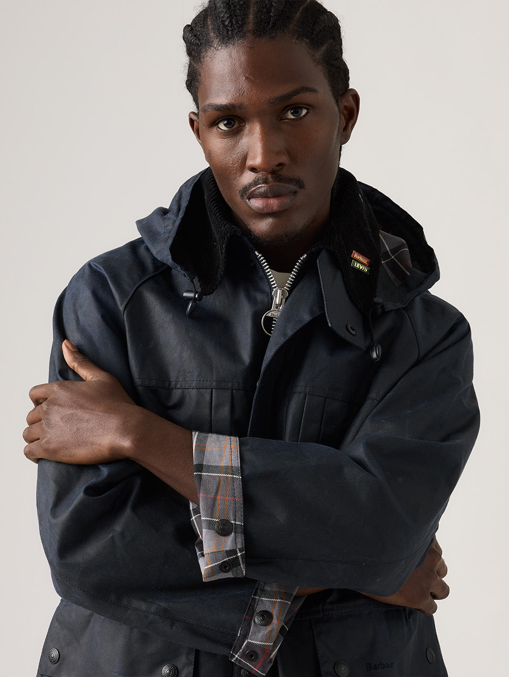 LEVI'S®XBARBOUR OVERSIZED BEDALE WAXED JACKET