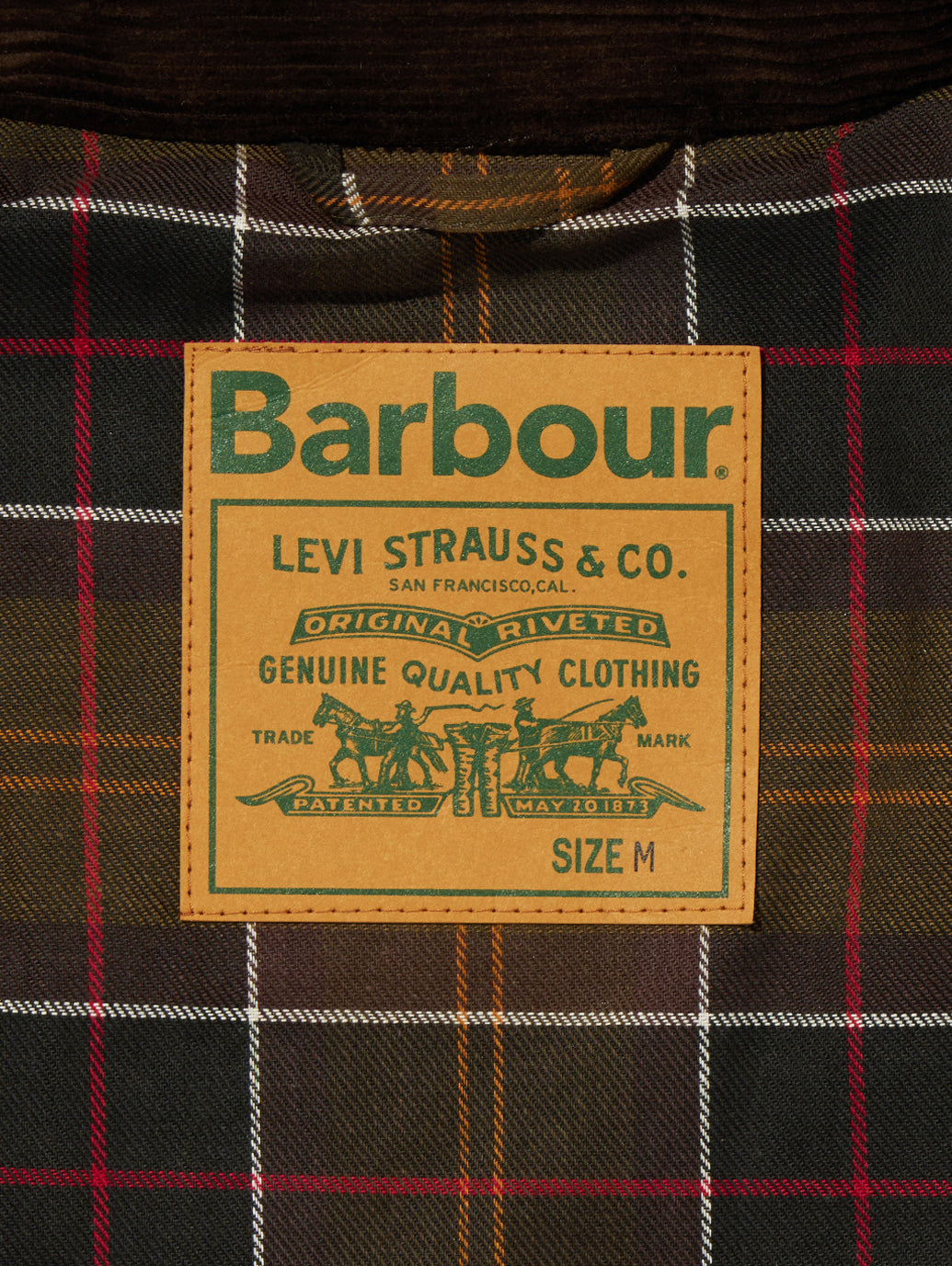 LEVI'S®XBARBOUR TYPEⅡ WAXED JACKET