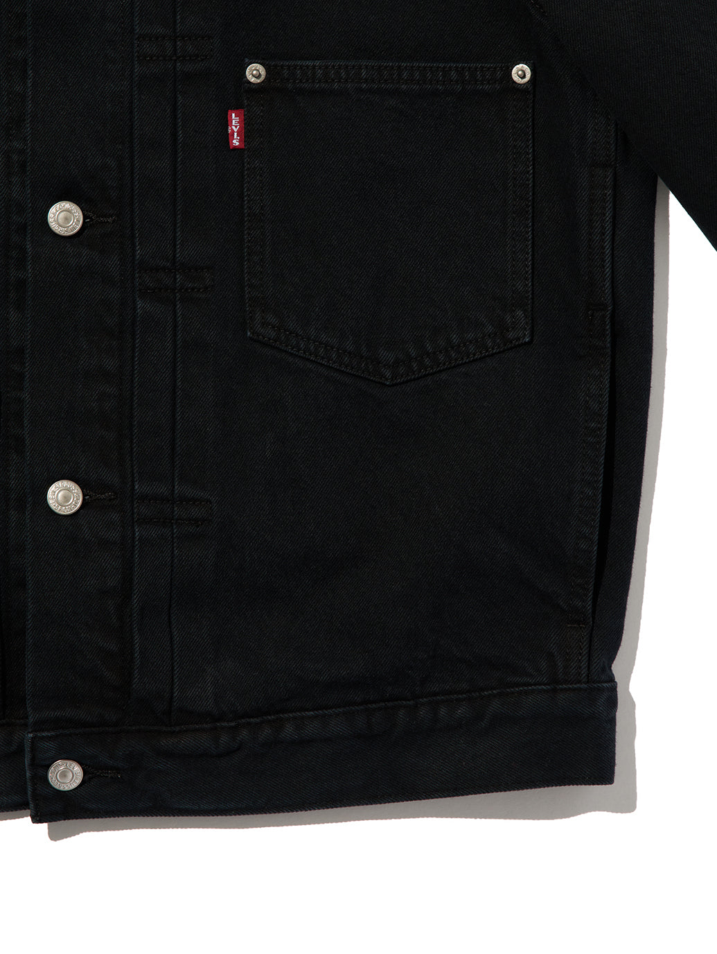 TYPE1 TRUCKER JACKET BLACK OD
