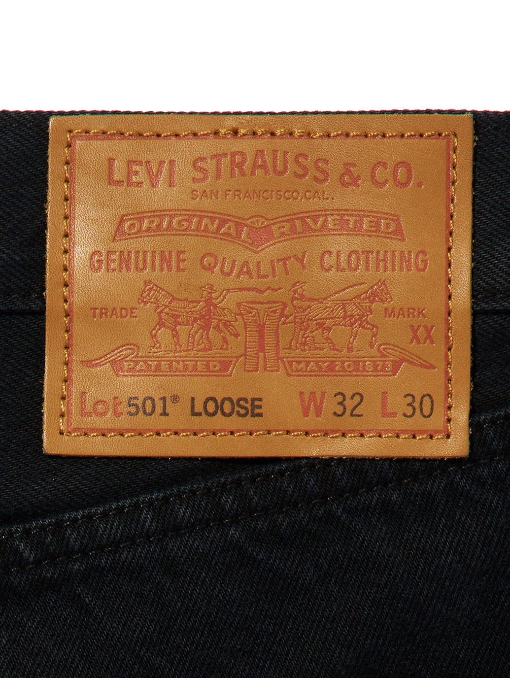 501 LOOSE BLACK OD