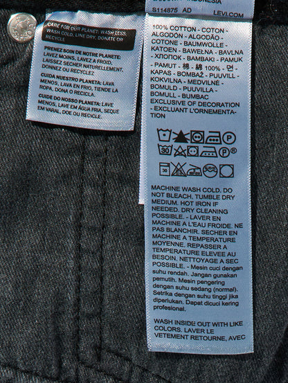 501 LOOSE BLACK OD
