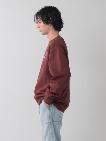 グラフィック クルーネックスウェットシャツ
