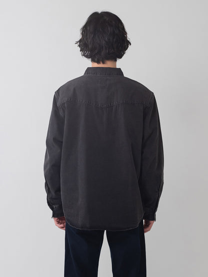 リラックスフィット ウエスタンシャツ