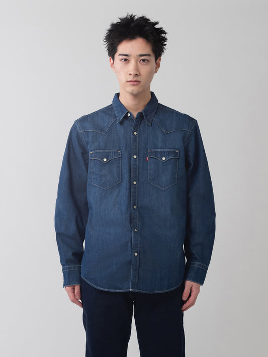 BARSTOW ウエスタンシャツ ダークインディゴ