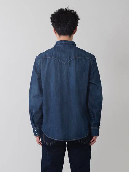 BARSTOW ウエスタンシャツ ダークインディゴ