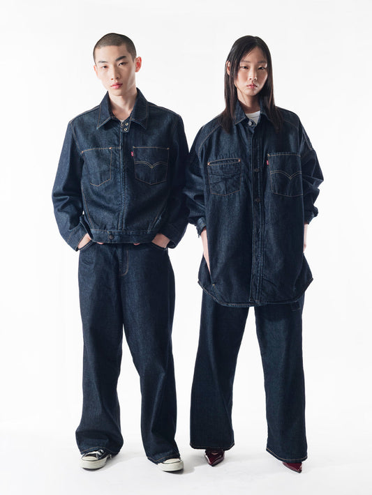 ツイステッド バギージーンズ ダークインディゴ