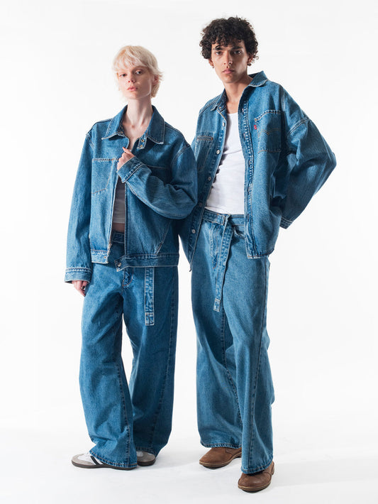 ツイステッド バギージーンズ ミディアムインディゴ