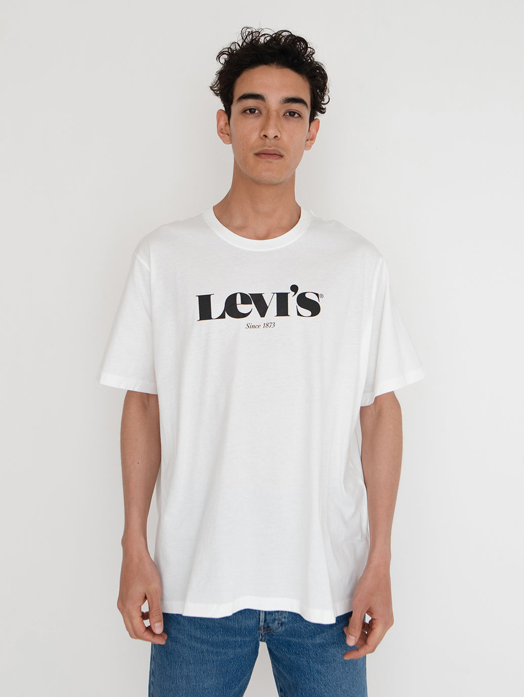 SS RELAXED FIT Tシャツ MV SSNL LOGO 2 WHITE