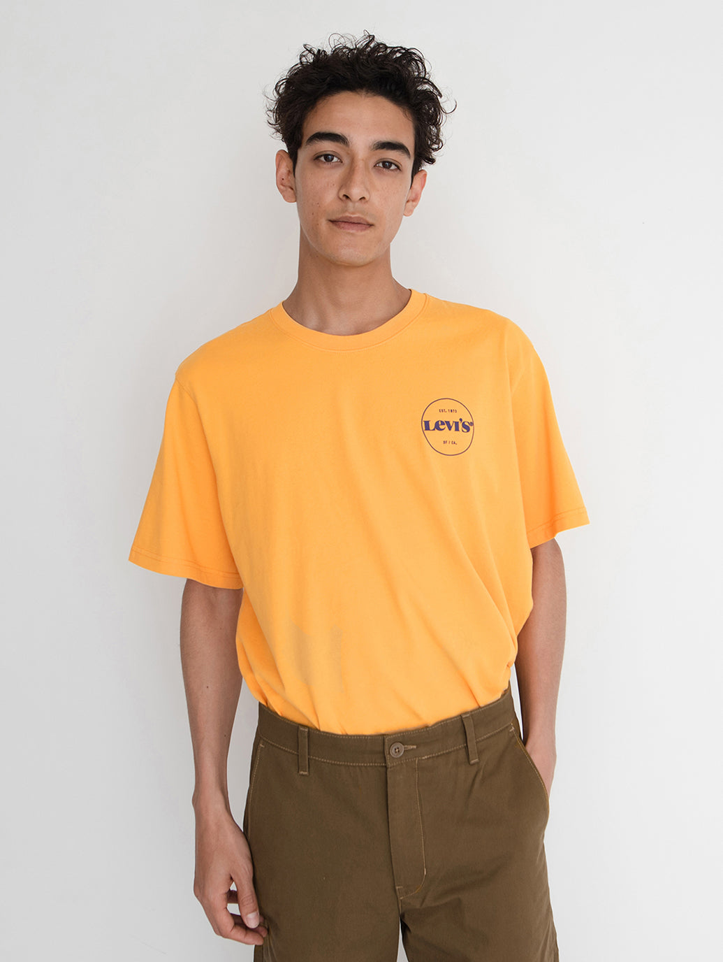 SS RELAXED FIT Tシャツ SSNL MV LOGO KUMQUAT