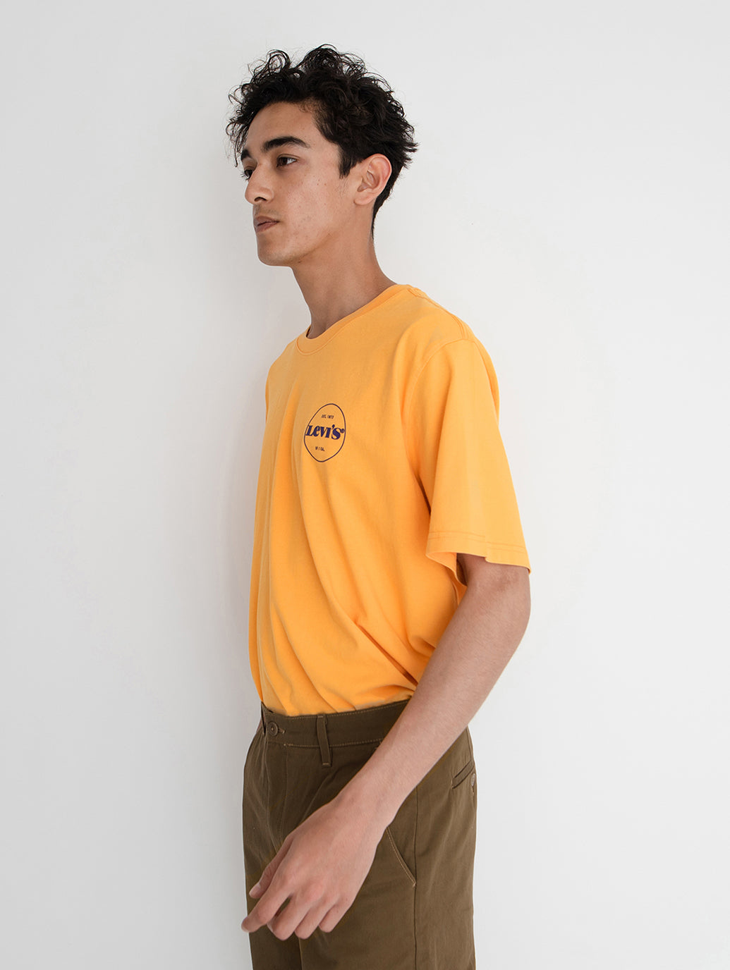 SS RELAXED FIT Tシャツ SSNL MV LOGO KUMQUAT