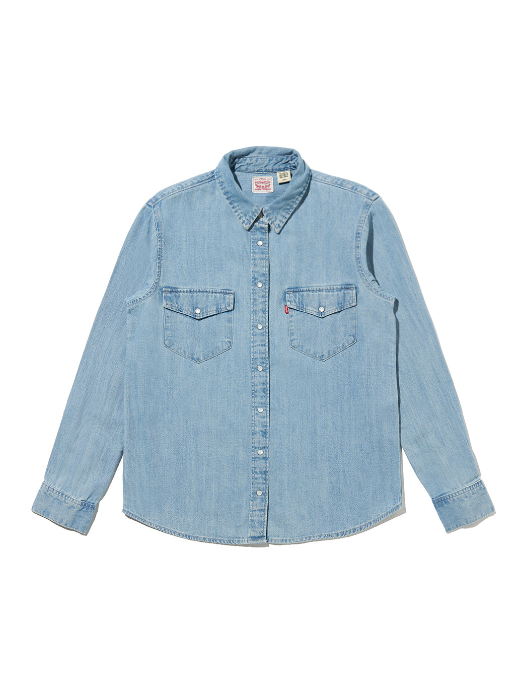 ICONIC ウエスタンシャツ ライトインディゴ