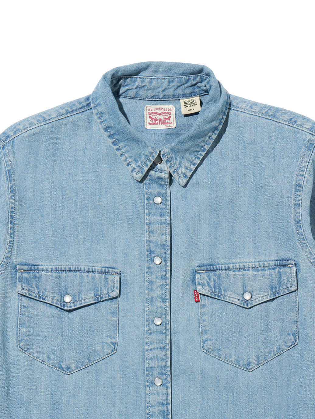 ICONIC ウエスタンシャツ ライトインディゴ