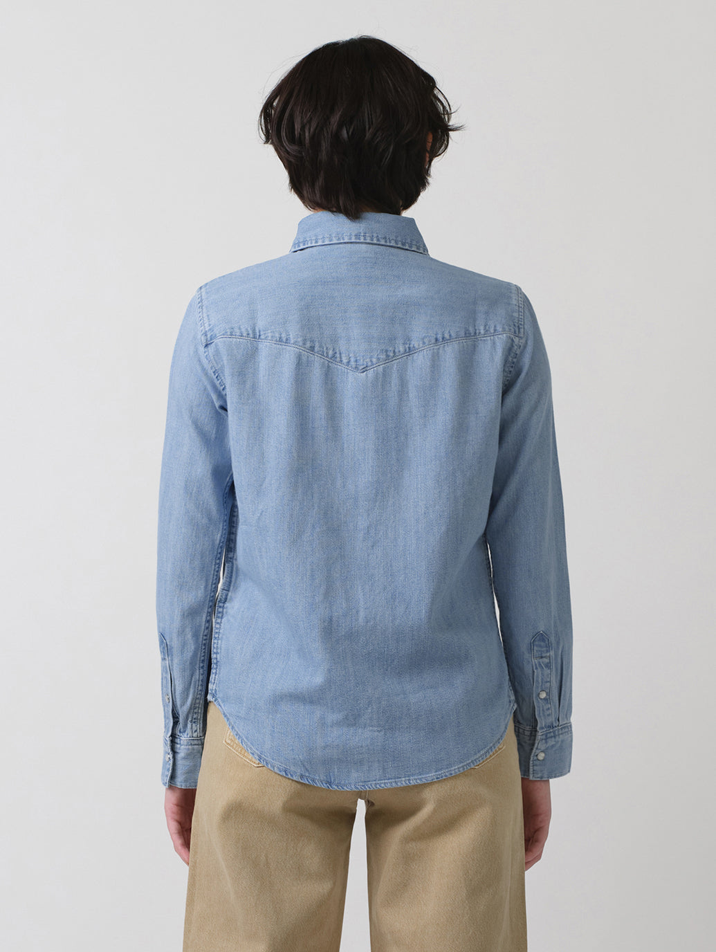 ICONIC ウエスタンシャツ ライトインディゴ