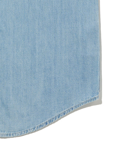 ICONIC ウエスタンシャツ ライトインディゴ