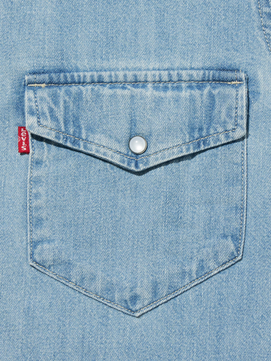 ICONIC ウエスタンシャツ ライトインディゴ