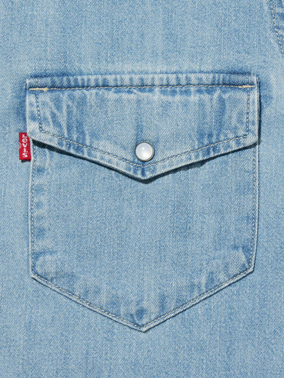 ICONIC ウエスタンシャツ ライトインディゴ