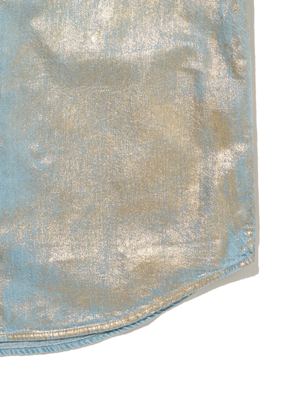 ウエスタンシャツ シルバー OPTICAL ILLUSION TOP