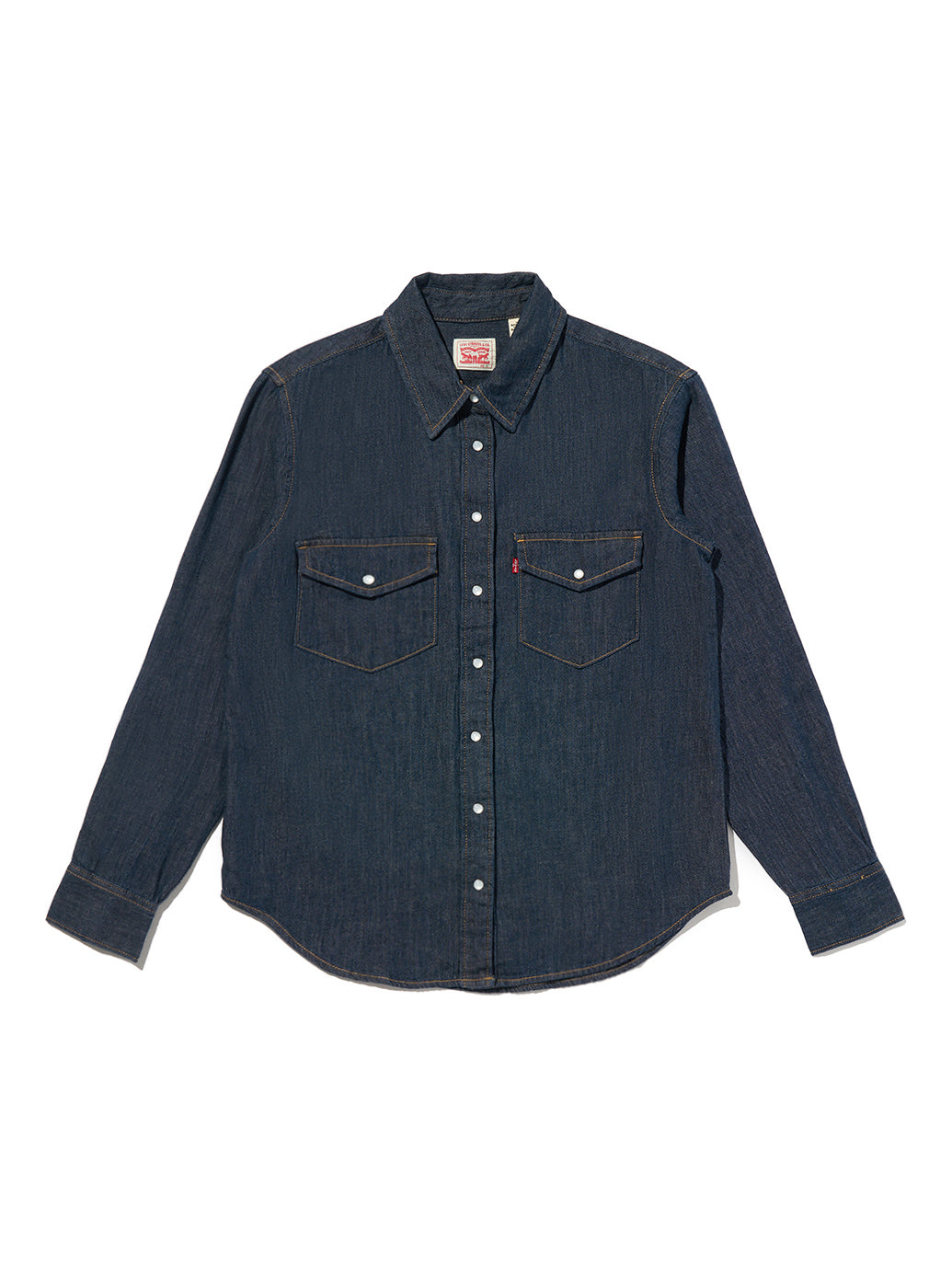 ICONIC ウエスタンシャツ ダークインディゴ