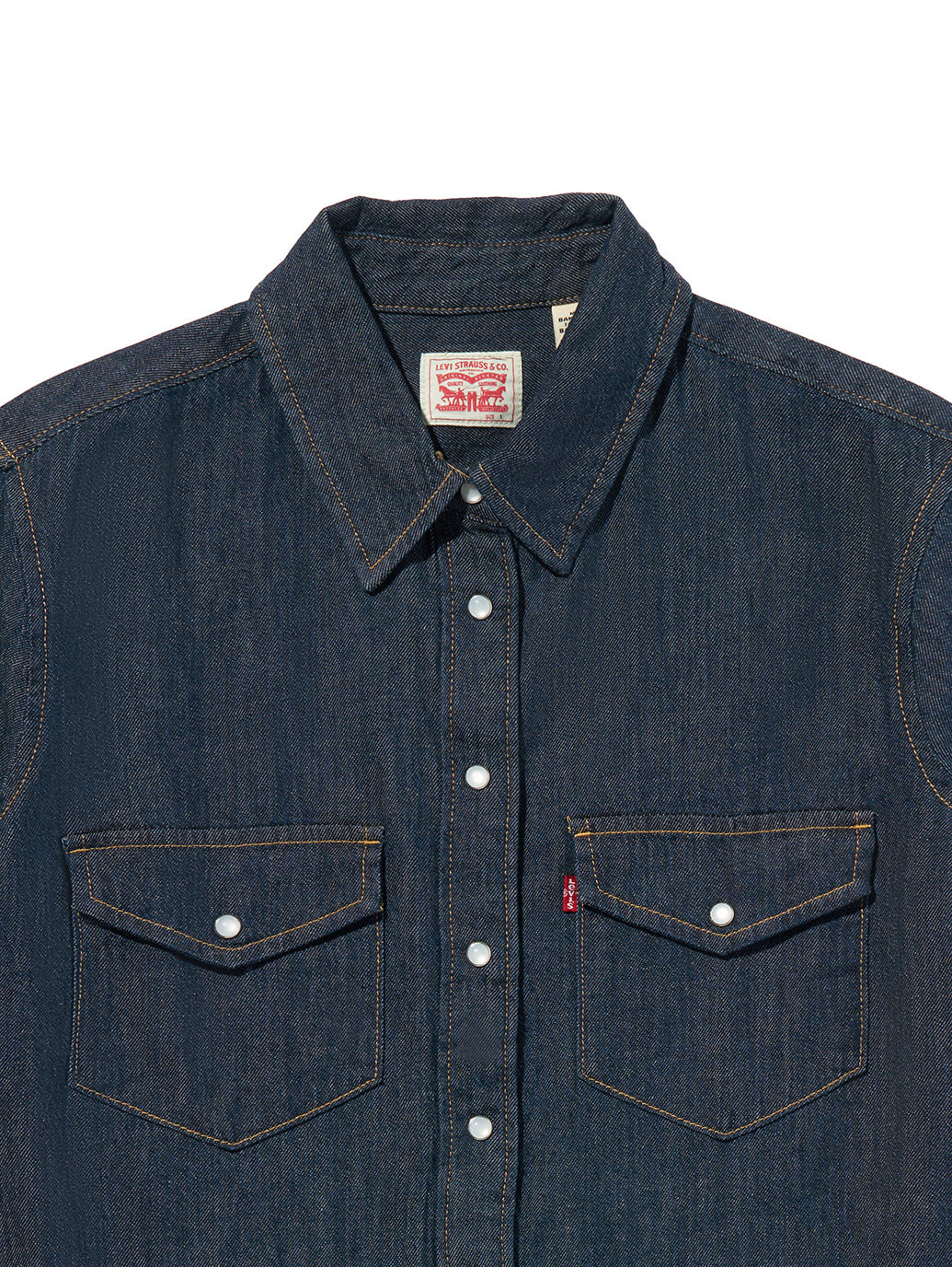 ICONIC ウエスタンシャツ ダークインディゴ