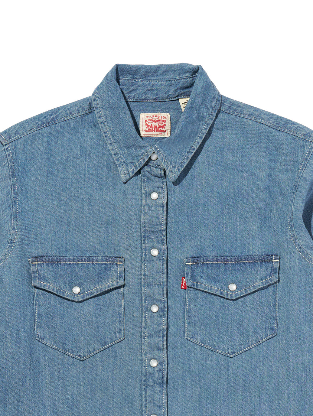 ICONIC ウエスタンシャツ ミディアムインディゴ
