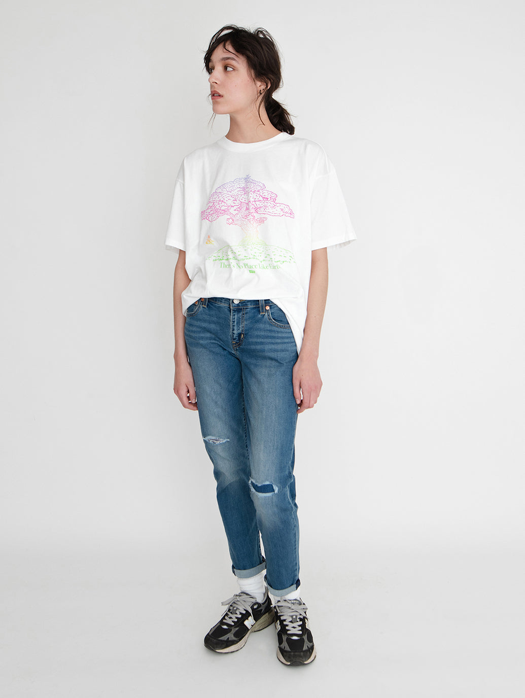 GRAPHIC SS ROADTRIP Tシャツ TREE WHITE GRAPH