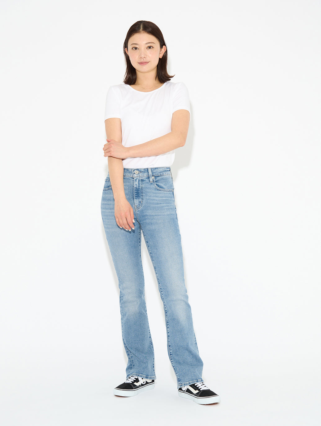 725™ ハイライズ ブーツカット ライトインディゴ