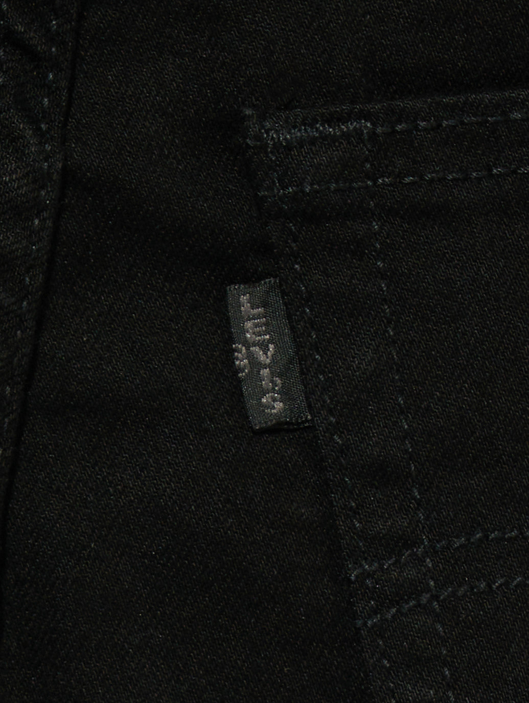 725™ ハイライズ ブーツカット ブラック