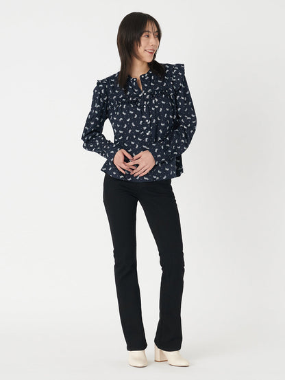 725™ ハイライズ ブーツカット ブラック