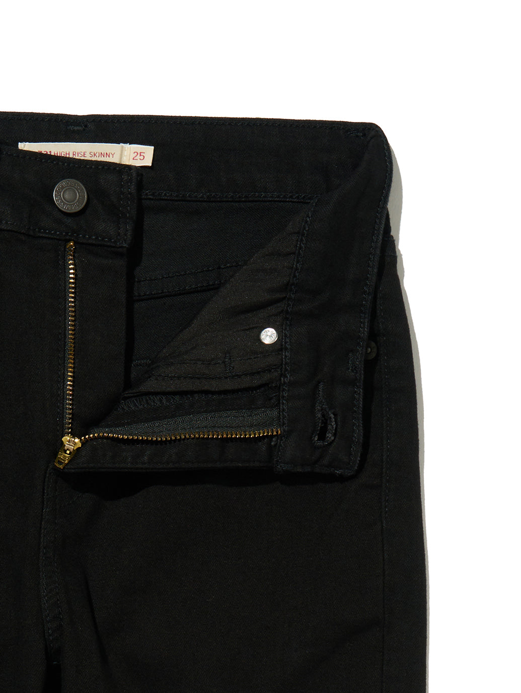 721™ ハイライズ スキニー ブラック