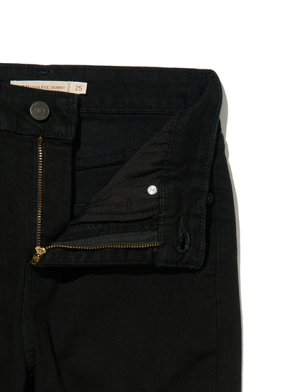 721™ ハイライズ スキニー ブラック