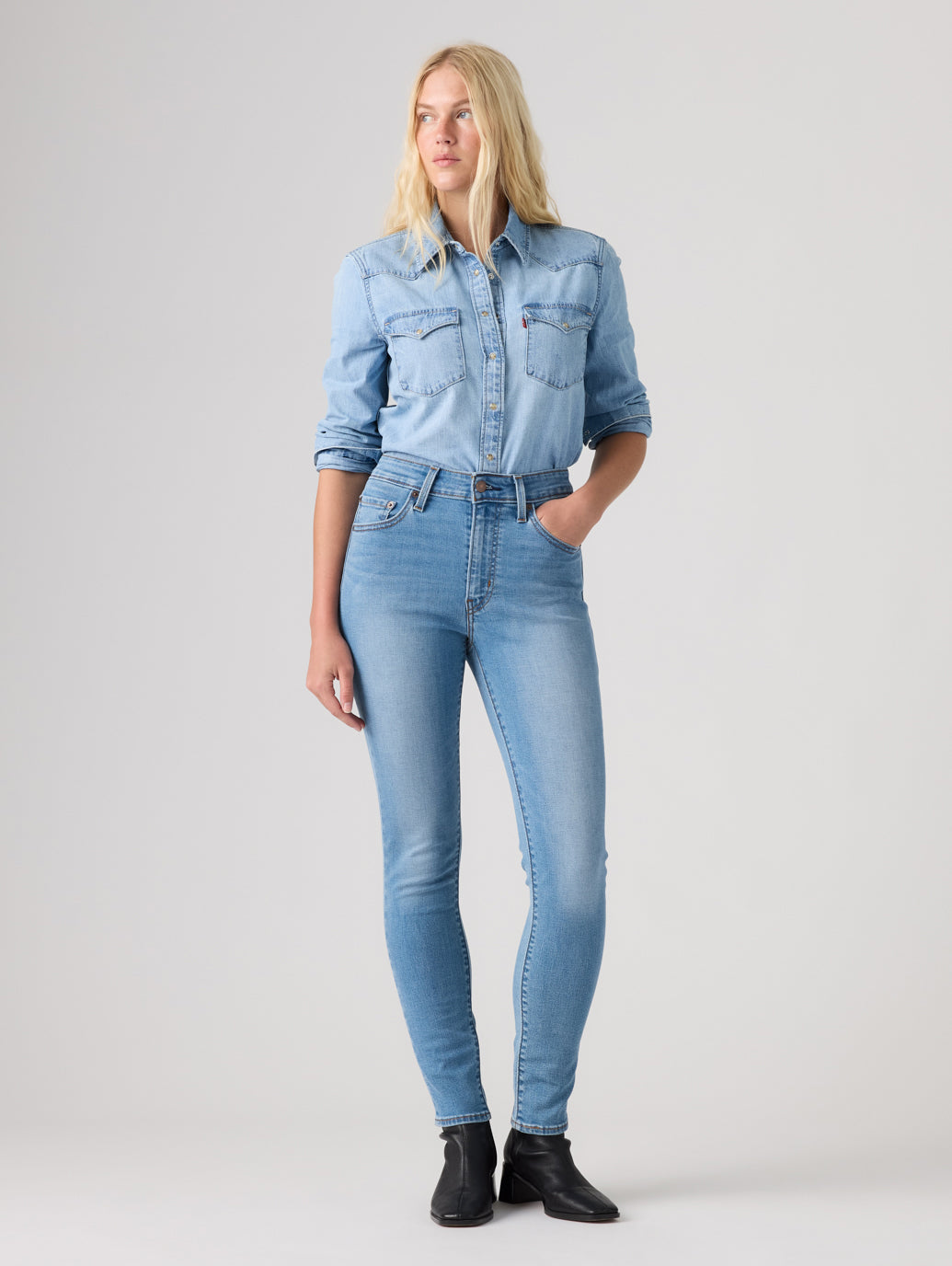 721 HIGH RISE SKINNY TRUE BLUE MID