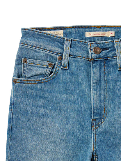 721 HIGH RISE SKINNY TRUE BLUE MID