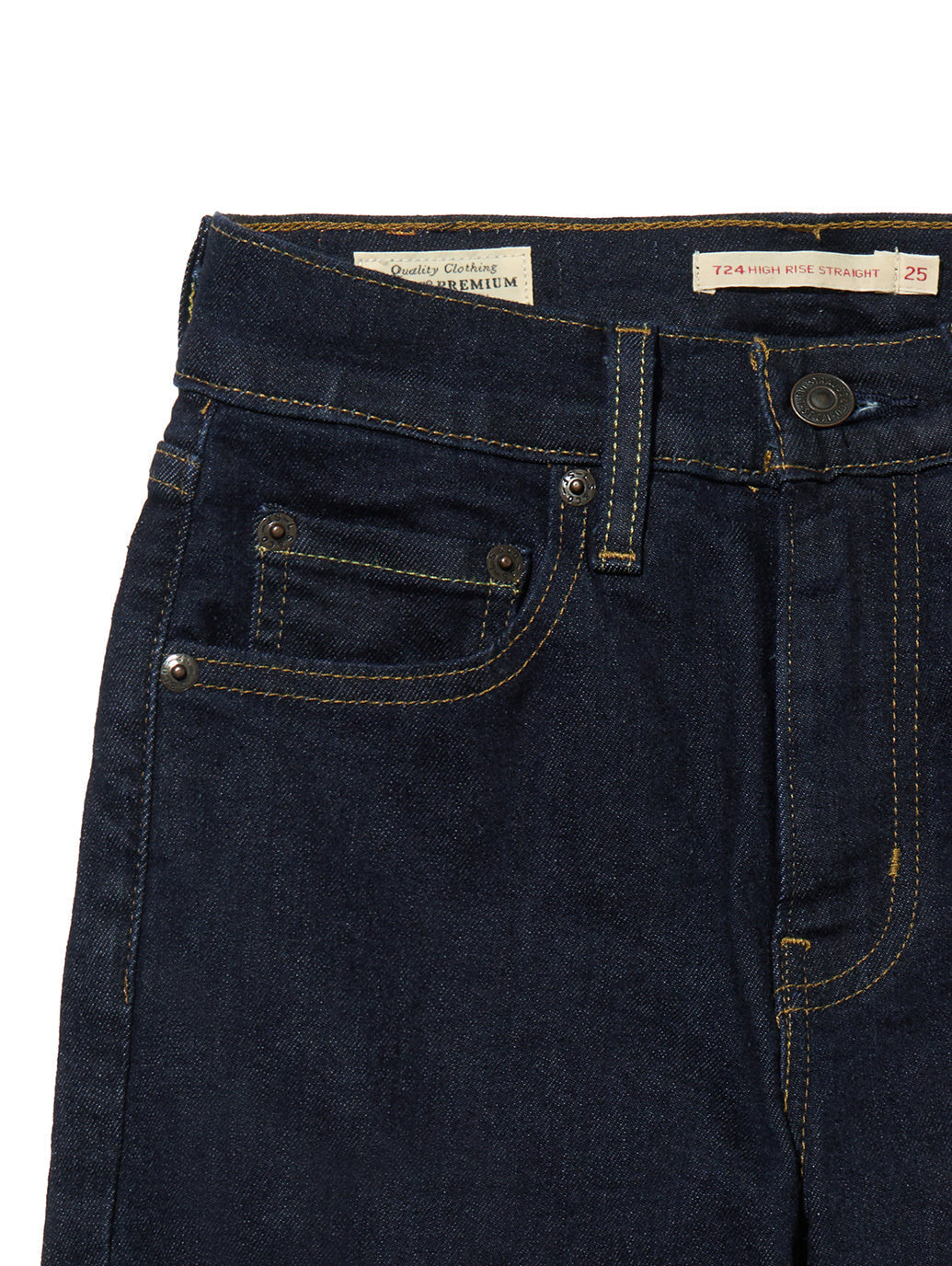 724 ハイライズ ストレート ダークインディゴ BLUE WAVE RINSE