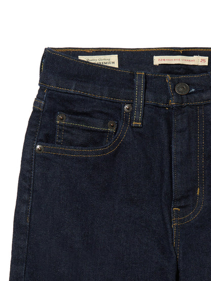 724 ハイライズ ストレート ダークインディゴ BLUE WAVE RINSE